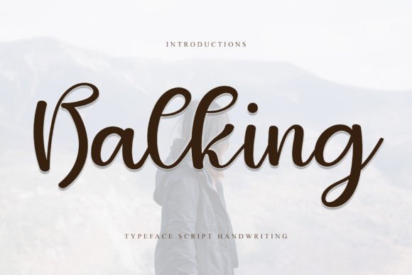 Balking: A Stylish Handwritten Font
