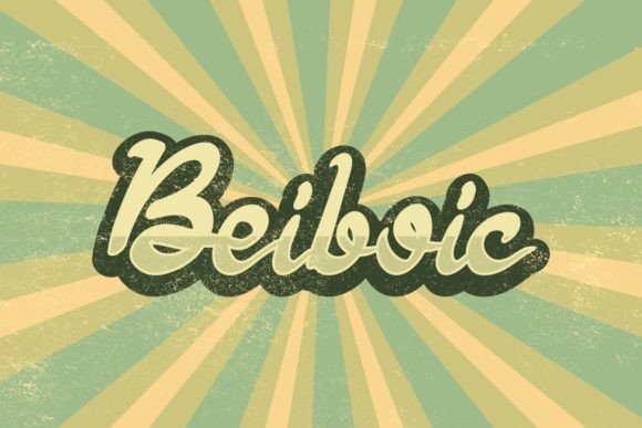 Beiboic: A Joyful Handwritten Font