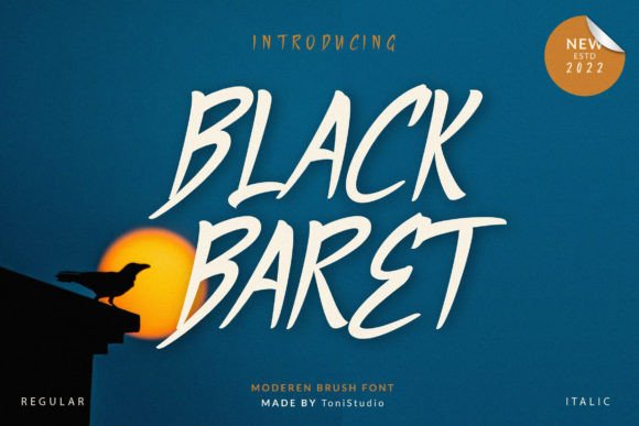 Black Baret: A Modern Handwritten Font
