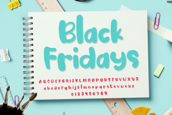 Black Fridays: A Fun Handwritten Font