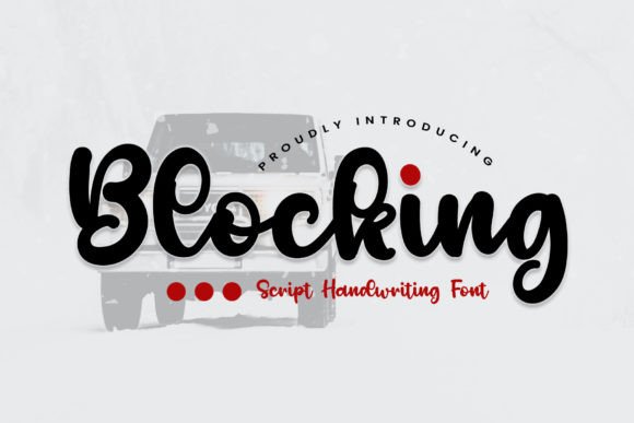Blocking: A Font That Speaks Volumes