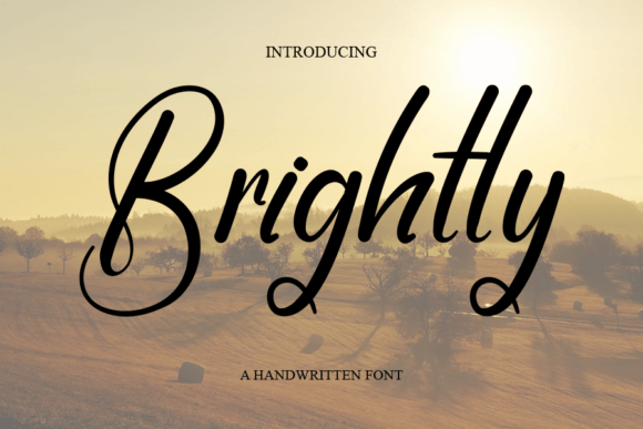 Brightly Font: Handwritten Elegance for Web Design