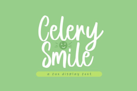 Celery Smile: A Playful Font for Web Design