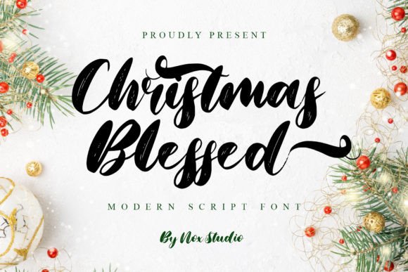 Christmas Blessed: A Handwritten Font That Delivers Seasonal Warmth—Without the Clutter