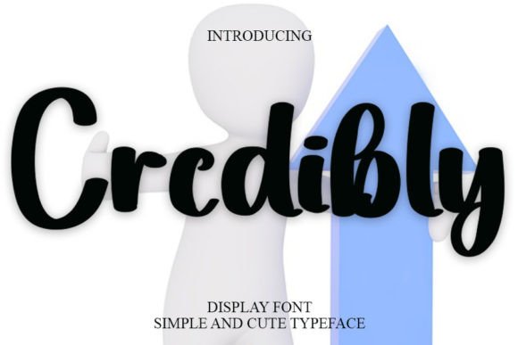 Credibly Font: Modern Handwritten Style