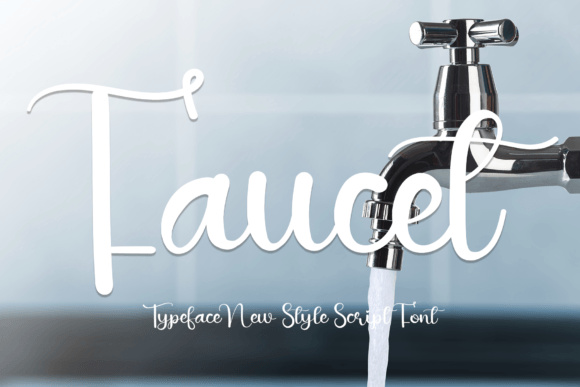 Faucet: A Sweet, Smooth Handwritten Font for Digital Romance