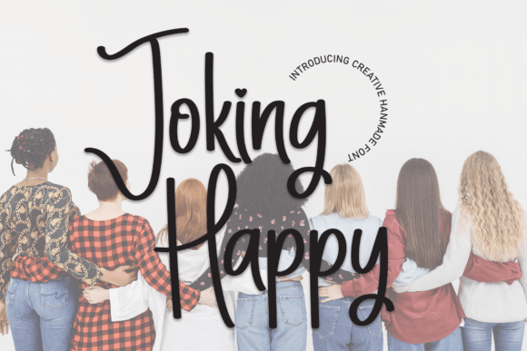 Joking Happy Font: Handwritten Charm for Makers