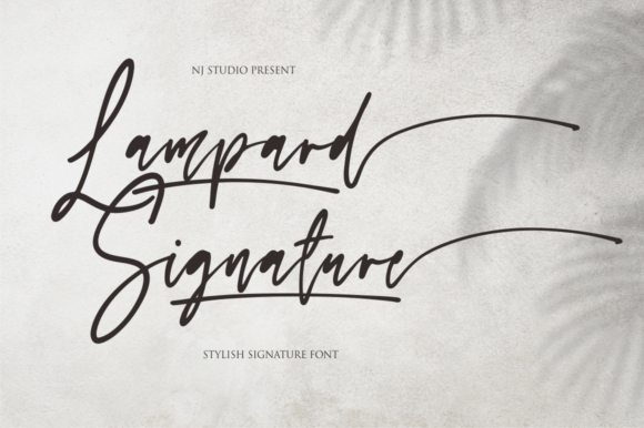 Lampard Signature: A Joyful Handwritten Font for Digital Branding