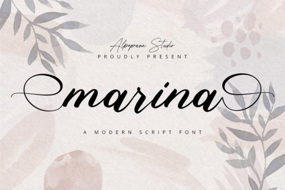 Marina: A Handwritten Font for Business