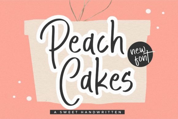 Peach Cakes Font Review