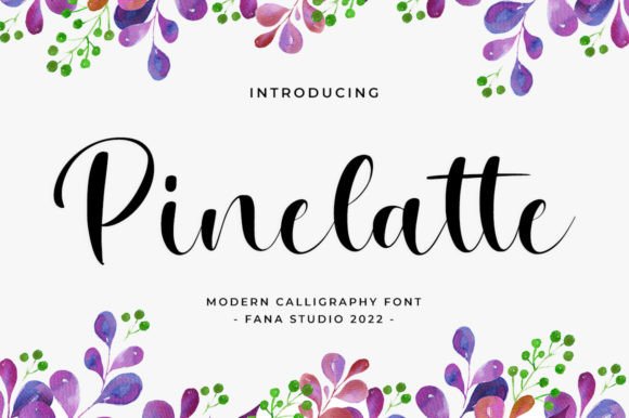 Pinelatte Font: Elegant Script for Web Design