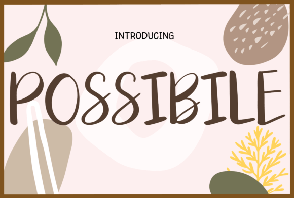 Possibile: A Cute Handwriting Font for Creative Projects