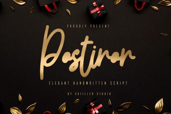 Postiror: A Handwritten Font for Elegant Design