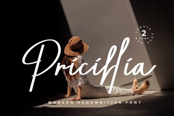 Pricillia: A Elegant Handwritten Font for Branding