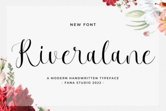 Riveralane: A Stylish Script Font for Crafters