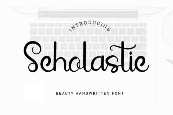 Scholastic: A Refined Script Font for Elegant Web Headlines