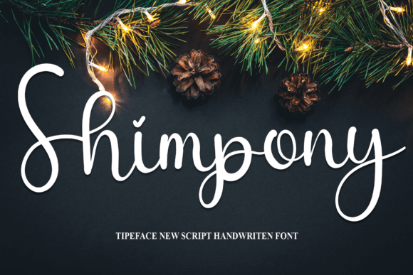 Shimpony: A Friendly Font for Digital Campaigns