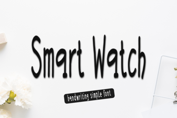 Smart Watch Font for Creative Projects