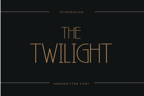Thetwilight Font: Elegant Script for Creative Makers