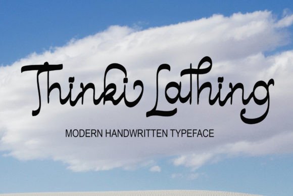Thinki Lathing: A Font for Business Magic