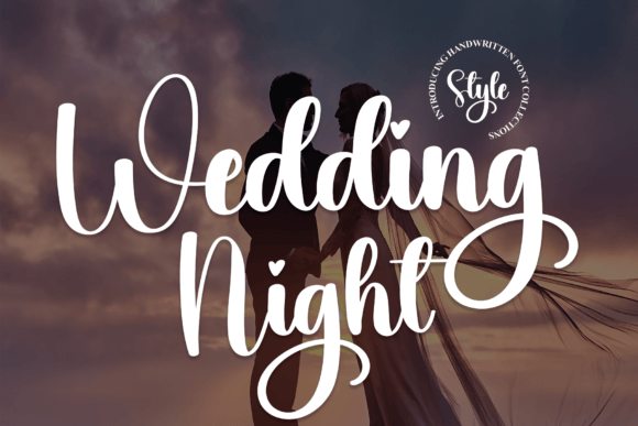 Wedding Night Font for Creative Projects