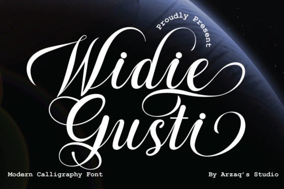 Widie Gusti: A Stylish Font for Web Design