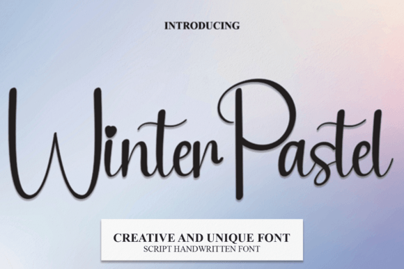 Winter Pastel Font Review